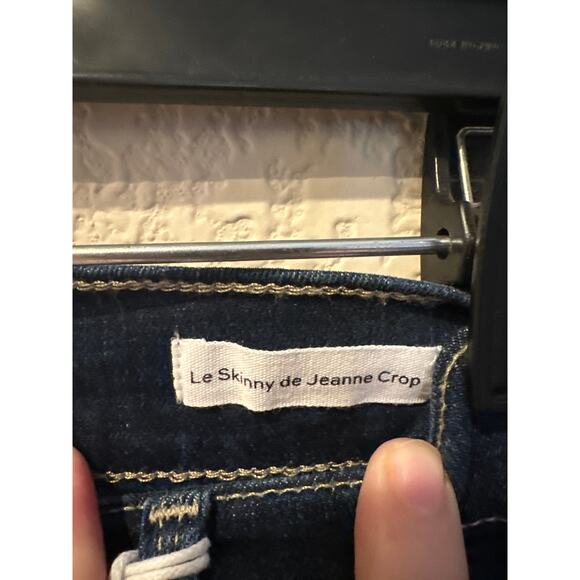 ⭐️ Women’s FRAME Skinny Cropped Dark Wash Jeans Size 30 NWT! - Picture 2 of 4
